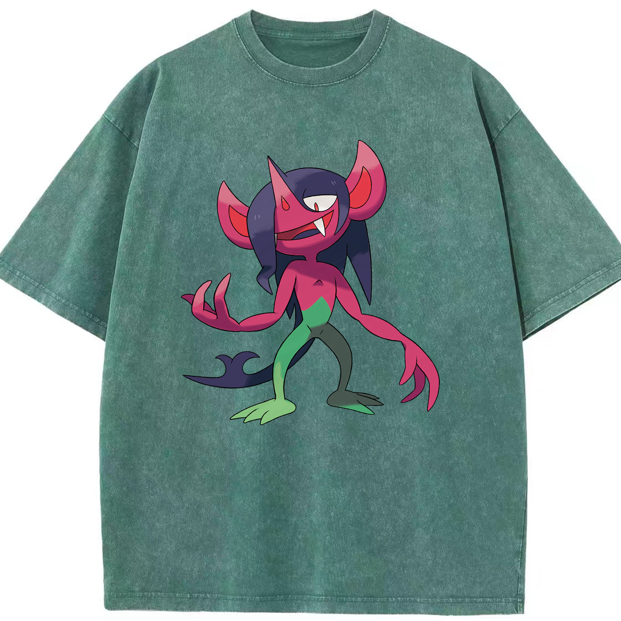 （画像用） ポケットモンスター Pokémon 綿100% ヴィンテージ風 半袖Tシャツ（フロントプリント）